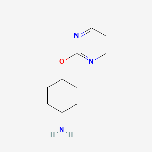 [4-(Pyrimidin-2-yloxy)cyclohexyl]amine