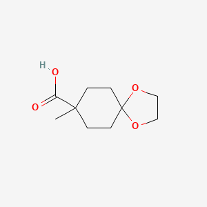 8-Methyl-1,4-dioxaspiro[4.5]decane-8-carboxylic acid