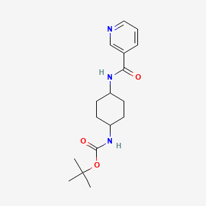 tert-Butyl (1R*,4R*)-4-(nicotinamido)cyclohexylcarbamate