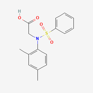 N-(2,4-dimethylphenyl)-N-(phenylsulfonyl)glycine