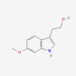 molecular formula C11H13NO2 B3136263 2-(6-Methoxy-1h-indol-3-yl)ethanol CAS No. 41340-31-2