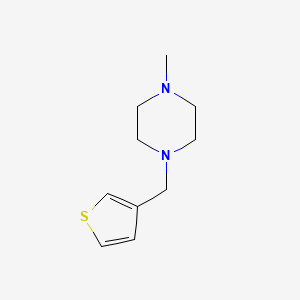 1-Methyl-4-(thiophen-3-ylmethyl)piperazine