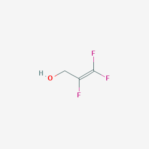 molecular formula C3H3F3O B3136371 2,3,3-Trifluoro-2-propen-1 -ol CAS No. 41578-52-3