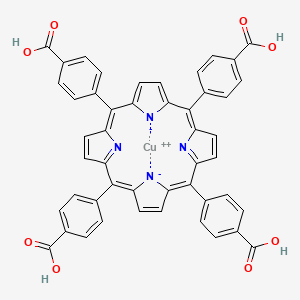 molecular formula C48H28CuN4O8 B3136454 CU(II) Meso-tetra(4-carboxyphenyl)porphine CAS No. 41699-93-8