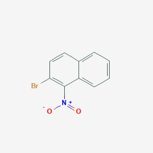 molecular formula C10H6BrNO2 B3136532 2-Bromo-1-nitronaphthalene CAS No. 4185-62-0