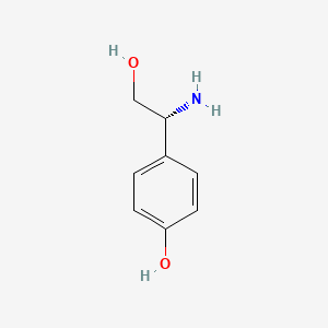 molecular formula C8H11NO2 B3136603 (R)-4-(1-Amino-2-hydroxyethyl)phenol CAS No. 420110-45-8