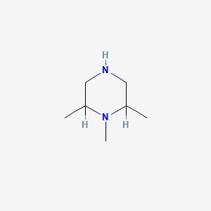 molecular formula C7H16N2 B3136608 1,2,6-Trimethylpiperazine CAS No. 4204-16-4