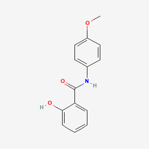 molecular formula C14H13NO3 B3136617 2-Hydroxy-n-(4-methoxyphenyl)benzamide CAS No. 42043-11-8