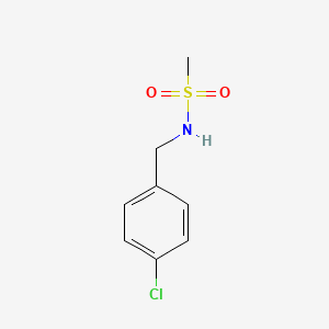 molecular formula C8H10ClNO2S B3136635 N-[(4-chlorophenyl)methyl]methanesulfonamide CAS No. 42060-30-0