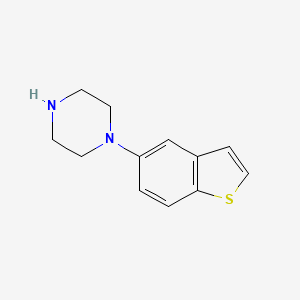 molecular formula C12H14N2S B3137099 1-(Benzo[b]thiophen-5-yl)piperazine CAS No. 433303-94-7
