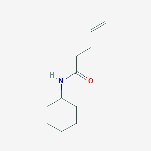 molecular formula C11H19NO B031371 N-cyclohexyl-4-pentenamide CAS No. 58839-90-0
