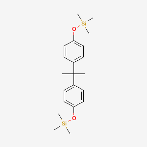 molecular formula C21H32O2Si2 B3137358 Bis(trimethylsilyl)bisphenol A CAS No. 4387-16-0
