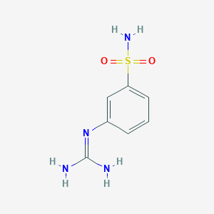 molecular formula C7H10N4O2S B3137852 N-(3-Sulfamoylphenyl)guanidine CAS No. 4431-64-5