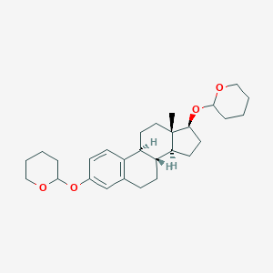 B031380 2-[[(8R,9S,13S,14S,17S)-13-methyl-3-(oxan-2-yloxy)-6,7,8,9,11,12,14,15,16,17-decahydrocyclopenta[a]phenanthren-17-yl]oxy]oxane CAS No. 3589-91-1