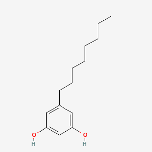 molecular formula C14H22O2 B3138716 5-Octyl-1,3-benzenediol CAS No. 46733-28-2