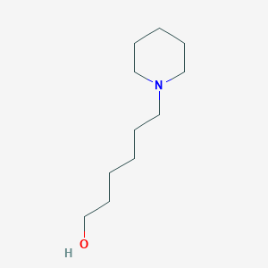 molecular formula C11H23NO B3138787 6-(Piperidin-1-yl)hexan-1-ol CAS No. 4711-14-2