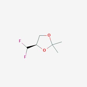 (4R)-4-(difluoromethyl)-2,2-dimethyl-1,3-dioxolane