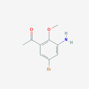 1-(3-Amino-5-bromo-2-methoxy-phenyl)-ethanone