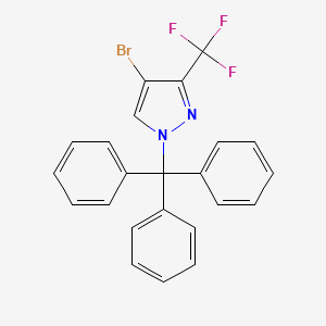 4-Bromo-3-(trifluoromethyl)-1-trityl-1H-pyrazole