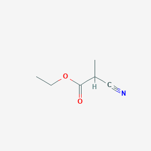 molecular formula C6H9NO2 B031390 Ethyl 2-cyanopropanoate CAS No. 1572-99-2