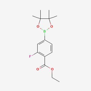 Ethyl 2-fluoro-4-(4,4,5,5-tetramethyl-1,3,2-dioxaborolan-2-yl)benzoate