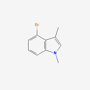 molecular formula C10H10BrN B3139025 4-Bromo-1,3-dimethyl-1H-indole CAS No. 475039-74-8