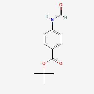 molecular formula C12H15NO3 B3139376 tert-Butyl 4-formamidobenzoate CAS No. 477721-50-9