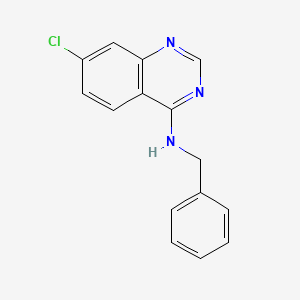 molecular formula C15H12ClN3 B3139942 N-benzyl-7-chloroquinazolin-4-amine CAS No. 477861-82-8