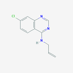 molecular formula C11H10ClN3 B3139952 N-allyl-7-chloro-4-quinazolinamine CAS No. 477861-98-6
