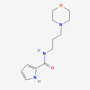 molecular formula C12H19N3O2 B3141363 N-(3-morpholinopropyl)-1H-pyrrole-2-carboxamide CAS No. 478249-36-4