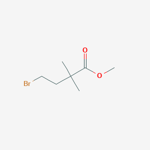 molecular formula C7H13BrO2 B3141675 Methyl 4-bromo-2,2-dimethylbutanoate CAS No. 4833-99-2