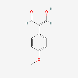 (2Z)-3-hydroxy-2-(4-methoxyphenyl)prop-2-enal