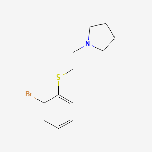 1-(2-((2-Bromophenyl)thio)ethyl)pyrrolidine