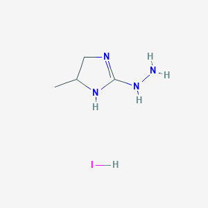 2-Hydrazino-5-methyl-4,5-dihydro-1H-imidazole hydroiodide
