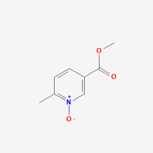 molecular formula C8H9NO3 B3142002 Methyl 6-methylnicotinate 1-oxide CAS No. 49668-89-5