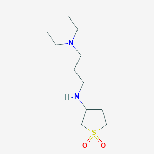 molecular formula C11H24N2O2S B3142018 N'-(1,1-Dioxo-tetrahydro-1lambda*6*-thiophen-3-yl)-N,N-diethyl-propane-1,3-diamine CAS No. 496946-96-4