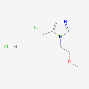 5-(Chloromethyl)-1-(2-methoxyethyl)-1H-imidazole hydrochloride