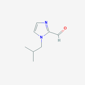 molecular formula C8H12N2O B3142117 1-Isobutyl-1H-imidazole-2-carbaldehyde CAS No. 497855-76-2