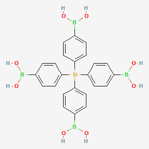 Boronic acid, (silanetetrayltetra-4,1-phenylene)tetrakis-(9CI)