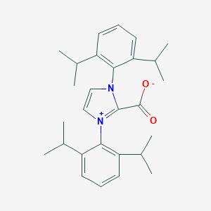 molecular formula C28H36N2O2 B031422 1,3-Bis(2,6-diisopropylphenyl)imidazolium-2-carboxylate CAS No. 917604-39-8