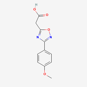 2-[3-(4-Methoxyphenyl)-1,2,4-oxadiazol-5-yl]acetic acid