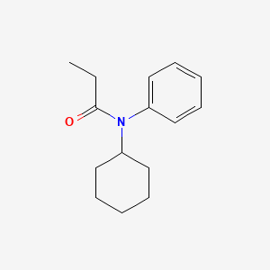 molecular formula C15H21NO B3142249 N-cyclohexyl-N-phenylpropanamide CAS No. 500548-02-7