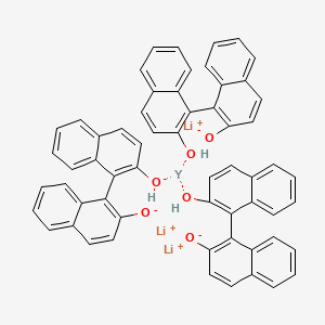 molecular formula C60H39Li3O6Y B3142281 trilithium;1-(2-hydroxynaphthalen-1-yl)naphthalen-2-olate;yttrium CAS No. 500995-67-5