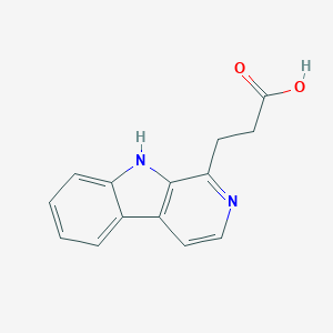molecular formula C14H12N2O2 B031426 3-(9H-pyrido[3,4-b]indol-1-yl)propanoic acid CAS No. 89915-39-9