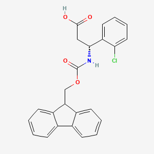 (R)-3-((((9H-Fluoren-9-yl)methoxy)carbonyl)amino)-3-(2-chlorophenyl)propanoic acid