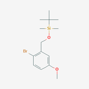 ((2-Bromo-5-methoxybenzyl)oxy)(tert-butyl)dimethylsilane