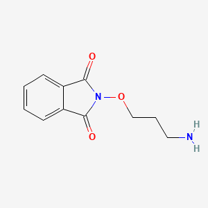 molecular formula C11H12N2O3 B3142743 (1,3-dioxoisoindolin-2-yl)-propan-amine CAS No. 511523-29-8