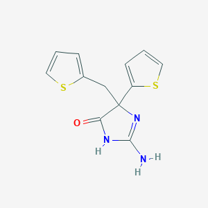 2-Amino-5-(2-thienyl)-5-(2-thienylmethyl)-1H-imidazole-4(5H)-one