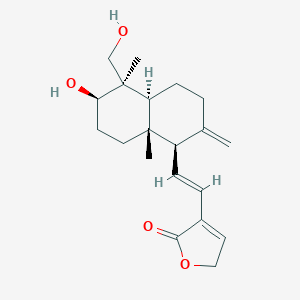 molecular formula C20H28O4 B031429 14-Deoxy-11,12-dehydroandrographolide CAS No. 42895-58-9