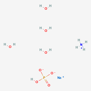 molecular formula H13NNaO8P B3143050 Sodium ammonium hydrogen phosphate tetrahydrate CAS No. 51750-73-3